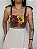 Blusa Cropped Estampada Jardim Farm - Imagem 1
