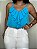 Bata Boho Babados Lily Azul - Imagem 1