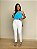 Bata Boho Babados Lily Azul - Imagem 8
