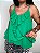Bata Boho Babados Lily Verde Bandeira - Imagem 3