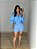 Camisa Bata Angelina Babados Azul Bebê - Imagem 4