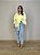 Camisa Bata Angelina Babados Amarelo Manteiga - Imagem 6