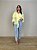 Camisa Bata Angelina Babados Amarelo Manteiga - Imagem 2