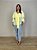 Camisa Bata Angelina Babados Amarelo Manteiga - Imagem 4