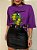T-shirt Fit Estampada Mangão Roxo Farm - Imagem 5