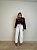 Blusa Tule Laura Marrom - Imagem 2