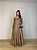 Vestido Longo Helena Bege - Imagem 1