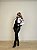 Jaqueta Cropped Couro (Courino) Americana Branco/Preto - Imagem 10