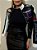 Jaqueta Cropped Couro (Courino) Americana Preto/Branco - Imagem 11