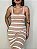 Vestido Midi Tricot Modal Duda Bege/Branco - Imagem 2