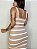 Vestido Midi Tricot Modal Duda Bege/Branco - Imagem 6