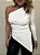 Blusa Assimétrica Nula Manga Chile Off White - Imagem 6