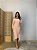 Vestido Midi Tricot Modal Anita Bege Rosê - Imagem 1