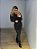 Vestido Midi Tule Eloah Pedrinhas Preto - Imagem 5