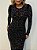 Vestido Midi Tule Eloah Pedrinhas Preto - Imagem 12
