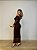 Vestido Midi Tule Ivete Marrom - Imagem 3