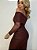 Vestido Midi Tule Ivete Marrom - Imagem 8