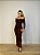 Vestido Midi Tule Ivete Marrom - Imagem 7