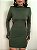 Vestido Curto Ombreira Dublin Verde Militar - Imagem 5