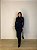 Vestido Midi Canelado Kira Preto - Imagem 1