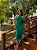 Vestido Midi Drapeado Virgínia Verde Bandeira - Imagem 3