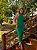 Vestido Midi Drapeado Virgínia Verde Bandeira - Imagem 1