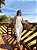Vestido Midi Drapeado Virgínia Off White - Imagem 1