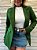 Maxi Blazer Alfaiataria Isabela Verde Folha - Imagem 1