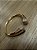 Bracelete Aberto Dourado Strass - Imagem 4