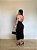 Vestido Midi Drapeado Virgínia Preto - Imagem 3