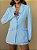 Maxi Blazer Alfaiataria Helena Azul Bebê - Imagem 5