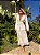 Saia Midi Plissada Helena Bege Creme - Imagem 9
