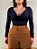 Calça Alfaiataria Wide Leg Bia Caramelo - Imagem 5