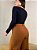 Calça Alfaiataria Wide Leg Bia Caramelo - Imagem 7