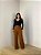 Calça Alfaiataria Wide Leg Bia Caramelo - Imagem 8