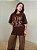 Maxi T-shirt Coffee Bia Marrom - Imagem 5