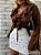 Camisa Babados Chloe Marrom - Imagem 1