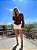 Camisa Babados Chloe Marrom - Imagem 2
