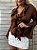 Camisa Babados Chloe Marrom - Imagem 6