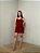 Slip Dress Curto Dora Vermelho Bordô - Imagem 1