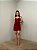 Slip Dress Curto Dora Vermelho Bordô - Imagem 4