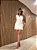 Short Saia Alfaiataria Pedras Jane Branco - Imagem 3
