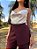 Blusa Cetim Decote Degagê Jane Branca - Imagem 6