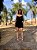 Short Saia Alfaiataria Pedras Jane Preto - Imagem 5