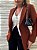 Maxi Blazer Alfaiataria Isabela Caramelo - Imagem 2