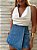 Blusa Decote Degagê Rafaela Branca - Imagem 1