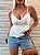 Blusa Cropped Alcinha Valéria Branca - Imagem 9