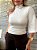 Blusa Nula Manga Dora Off White - Imagem 9