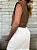 Calça Pantalona Isabela Off White - Imagem 4