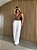 Calça Pantalona Isabela Off White - Imagem 2